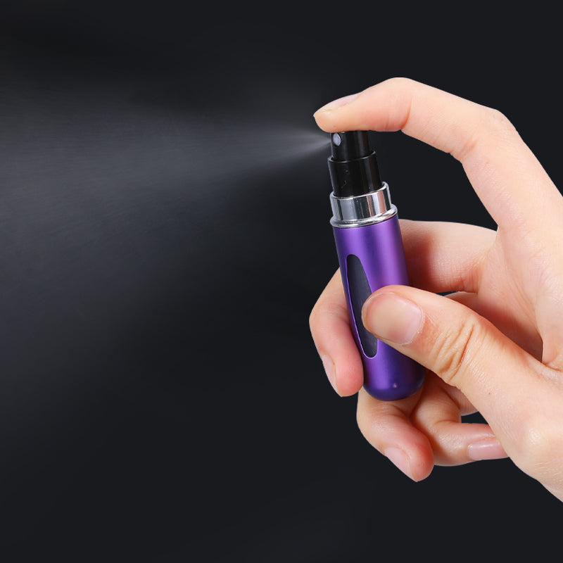 5/8ml Refillable Perfume Spray Atomizer Aluminum Perfume Spray Scent Pump Perfume Atomizer Refillable Mini Bottle for Car or Travel