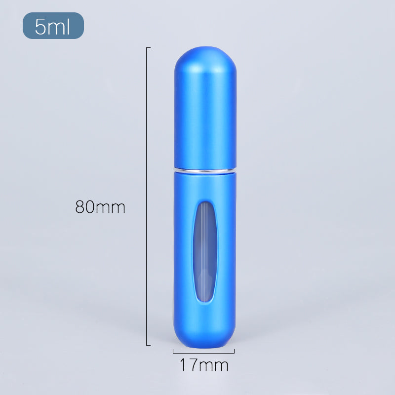 5/8ml Refillable Perfume Spray Atomizer Aluminum Perfume Spray Scent Pump Perfume Atomizer Refillable Mini Bottle for Car or Travel