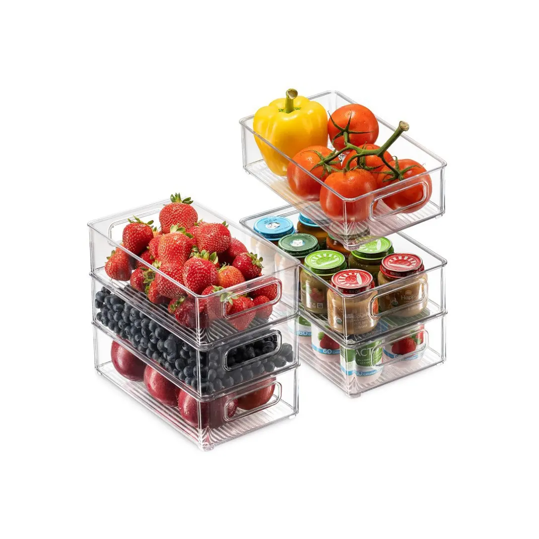 Medium Organizer Bin - 2 Pcs Clear