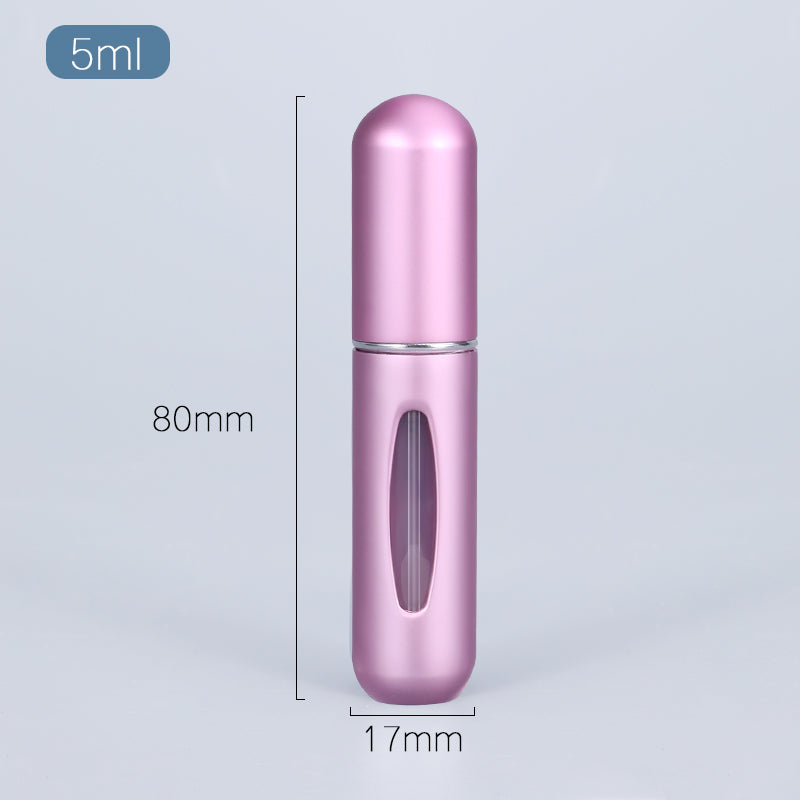 5/8ml Refillable Perfume Spray Atomizer Aluminum Perfume Spray Scent Pump Perfume Atomizer Refillable Mini Bottle for Car or Travel