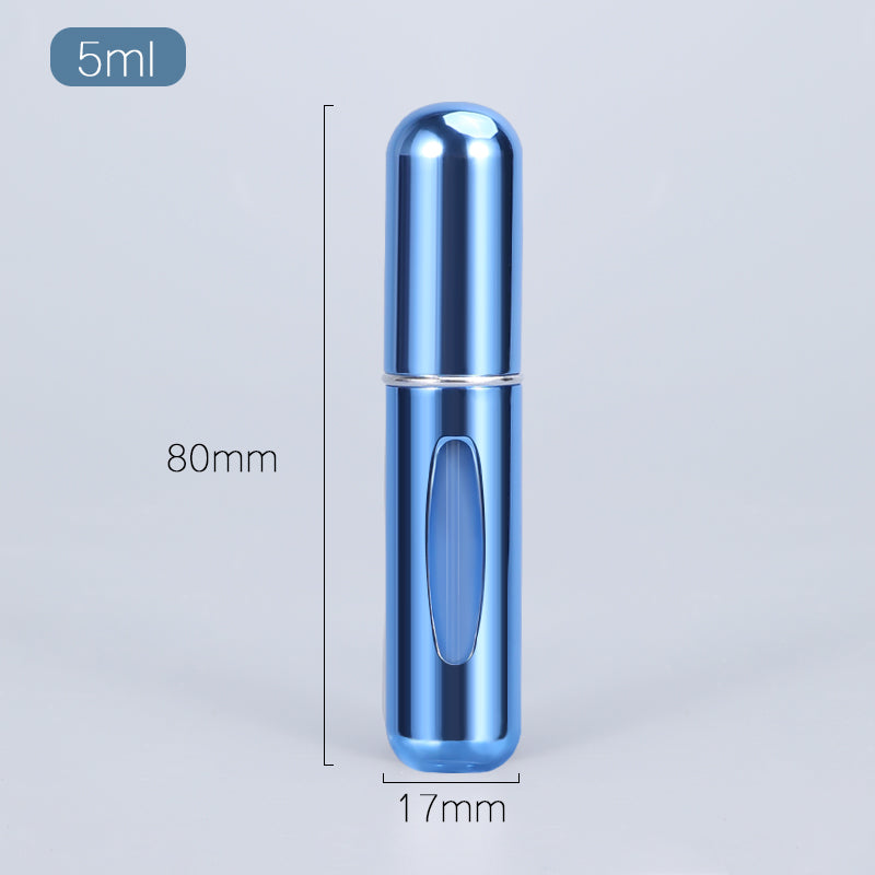 5/8ml Refillable Perfume Spray Atomizer Aluminum Perfume Spray Scent Pump Perfume Atomizer Refillable Mini Bottle for Car or Travel