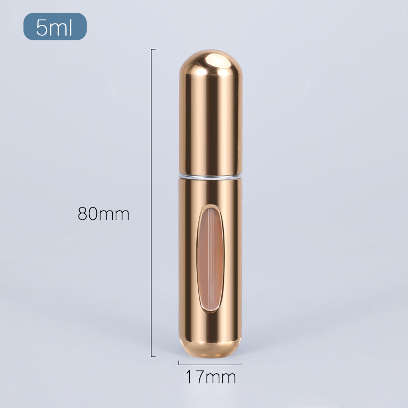 5/8ml Refillable Perfume Spray Atomizer Aluminum Perfume Spray Scent Pump Perfume Atomizer Refillable Mini Bottle for Car or Travel