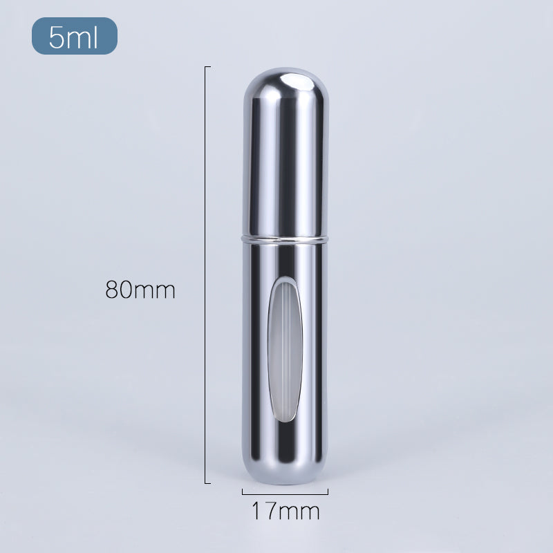 5/8ml Refillable Perfume Spray Atomizer Aluminum Perfume Spray Scent Pump Perfume Atomizer Refillable Mini Bottle for Car or Travel