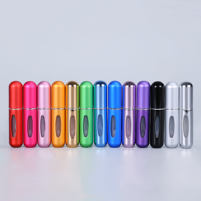 5/8ml Refillable Perfume Spray Atomizer Aluminum Perfume Spray Scent Pump Perfume Atomizer Refillable Mini Bottle for Car or Travel