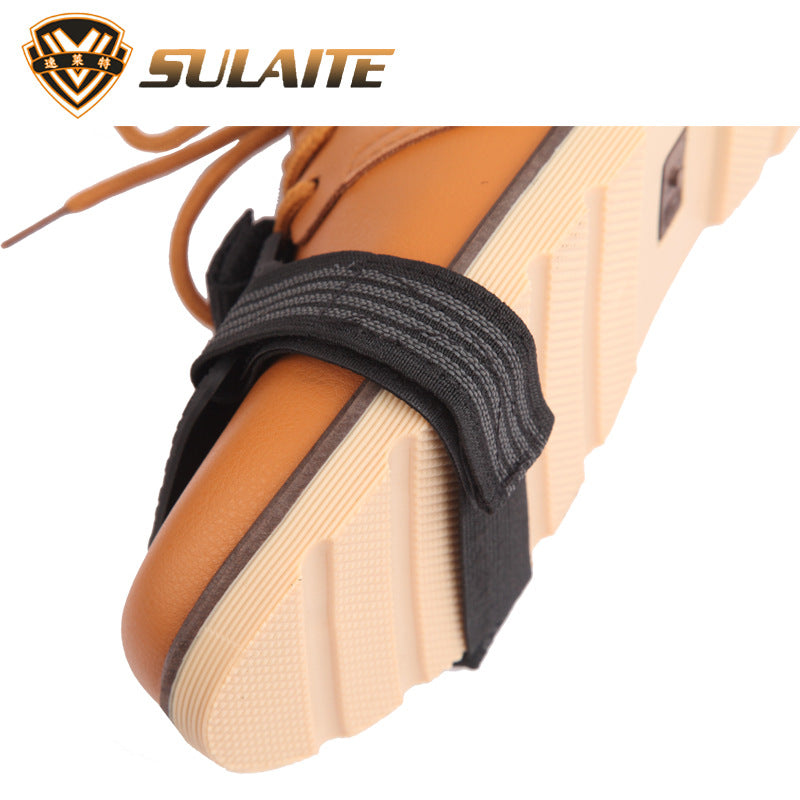 SULAITE Motorcycle Shift Pad Gear Shoe Cover Durable Lightweight Boot Protector Adjustable for Riding Moto Accessories