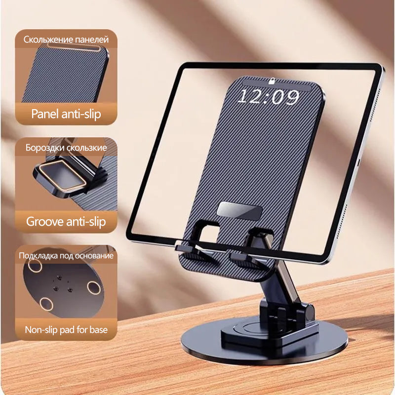 360degree Foldable Rotating Desktop Bedside Telescopic Mobile Phone Accessories Stand Holder Support