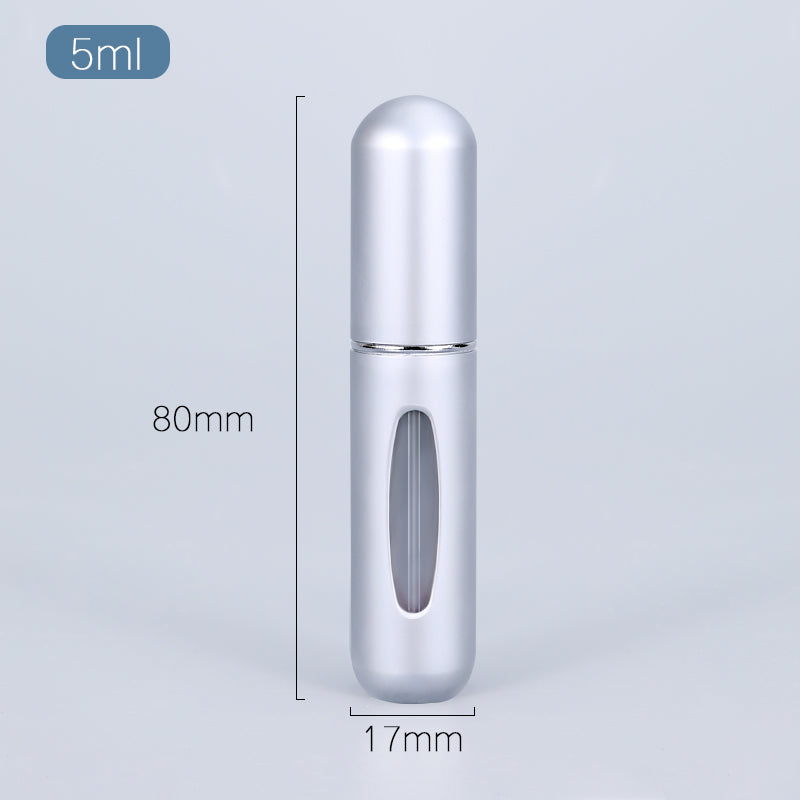 5/8ml Refillable Perfume Spray Atomizer Aluminum Perfume Spray Scent Pump Perfume Atomizer Refillable Mini Bottle for Car or Travel