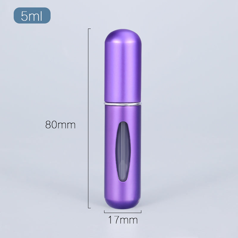 5/8ml Refillable Perfume Spray Atomizer Aluminum Perfume Spray Scent Pump Perfume Atomizer Refillable Mini Bottle for Car or Travel